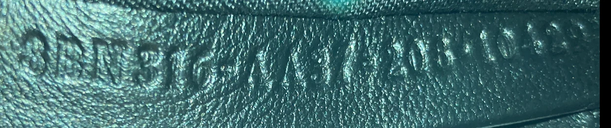 Resin Handle Peekaboo Bag Patent Mini - Deep Luxury