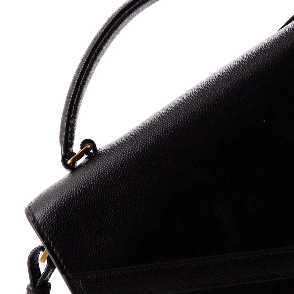 Cassandra Top Handle Bag Leather Medium - Deep Luxury