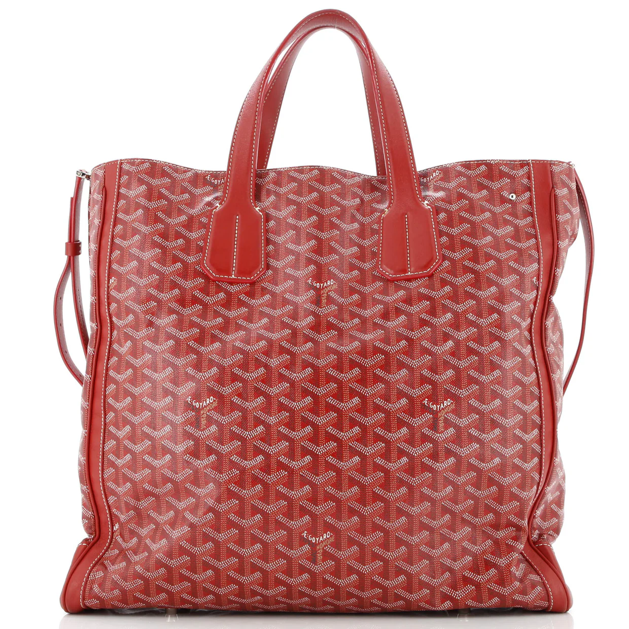 Voltaire Convertible Tote Painted Coated Canvas - Deep Luxury
