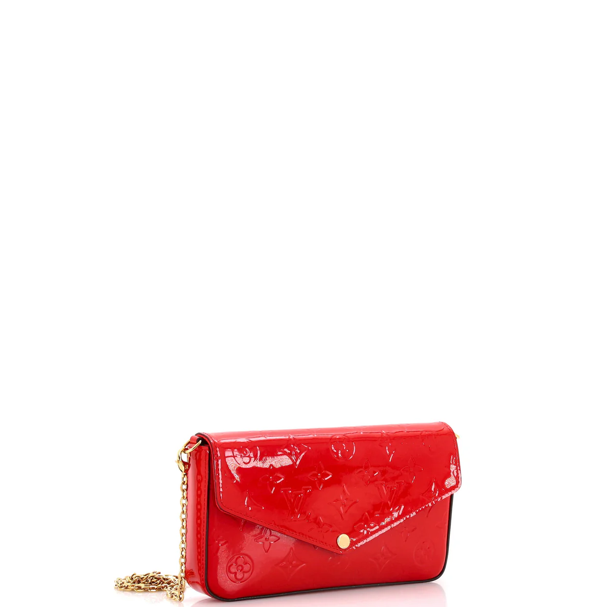 Felicie Pochette Monogram Vernis - Deep Luxury