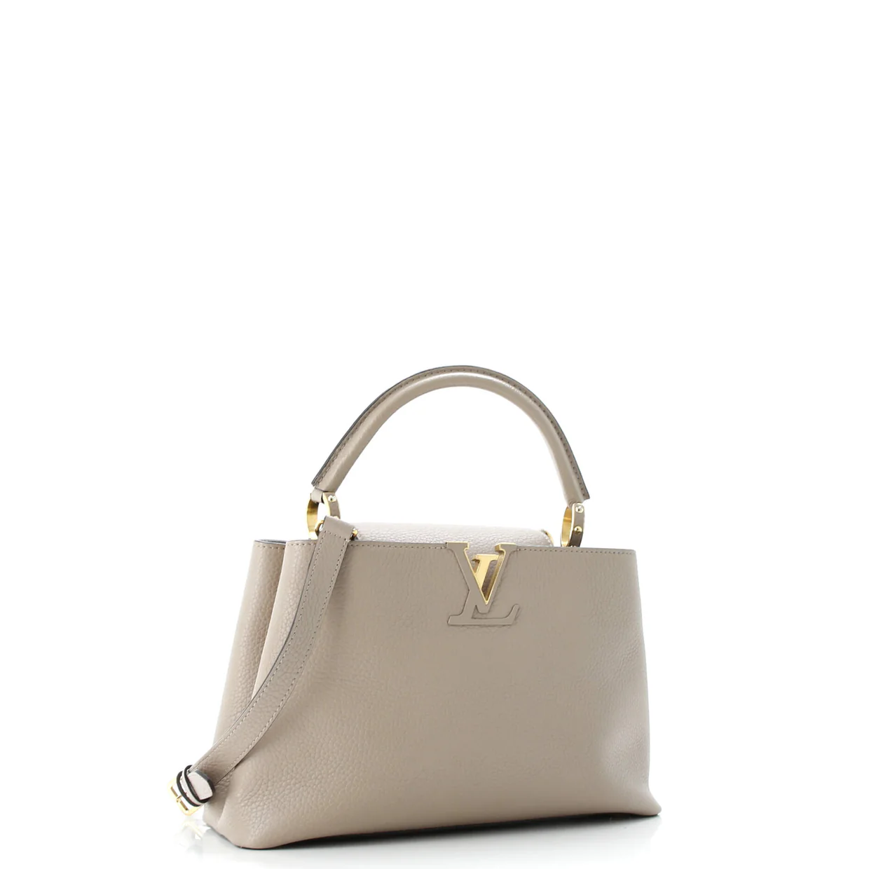 Capucines Bag Leather PM - Deep Luxury