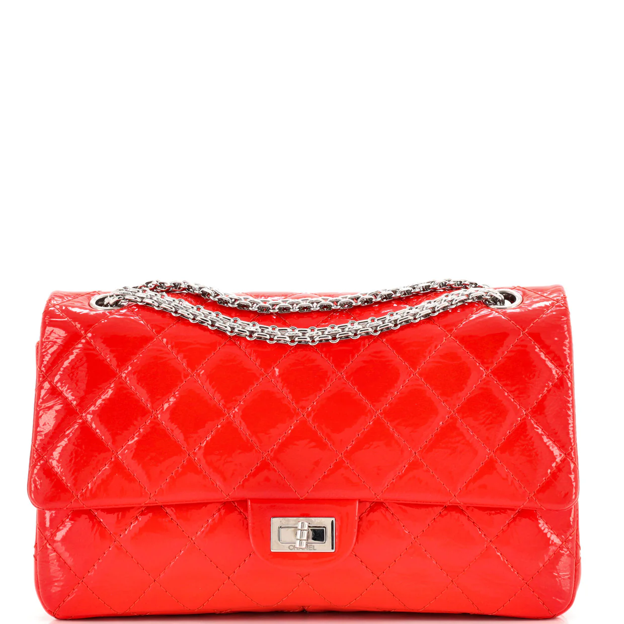 Reissue 2.55 Flap Bag Quilted Crinkled Patent 226 - Deep Luxury
