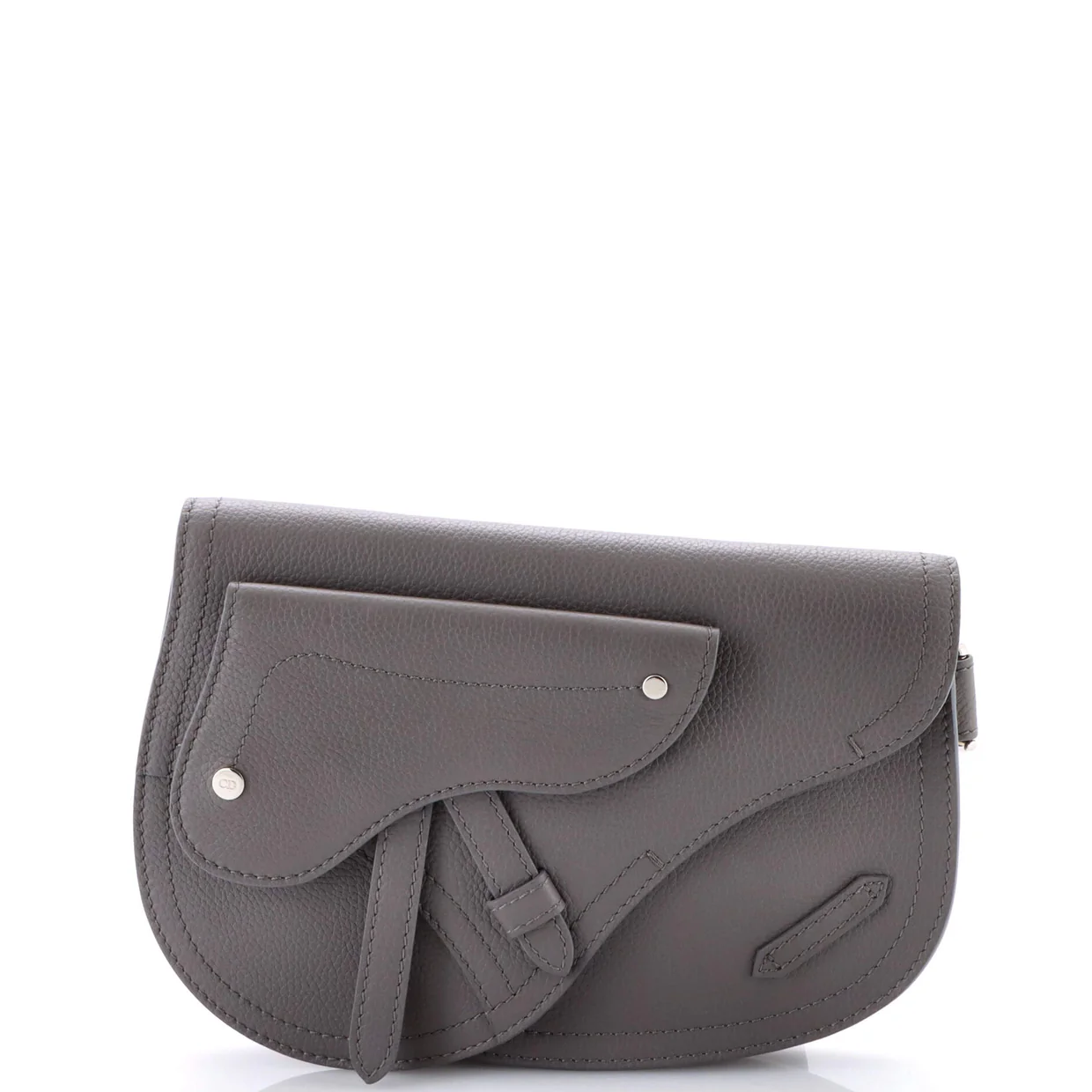 Saddle Messenger Pouch Leather - Deep Luxury