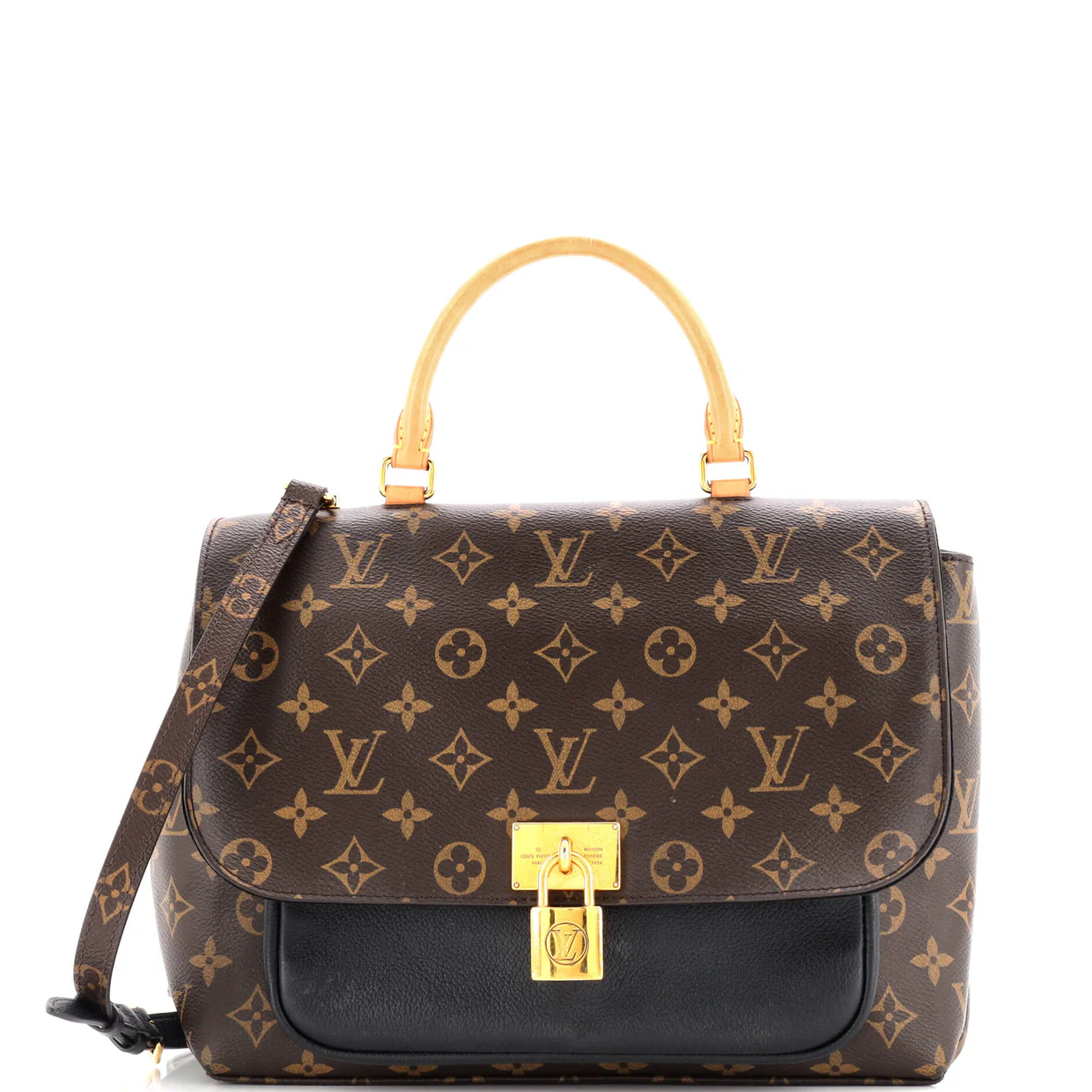 Marignan Handbag Monogram Canvas with Leather - Deep Luxury