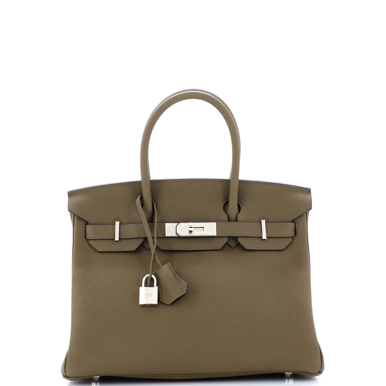 Birkin Handbag Vert Maquis Togo with Palladium Hardware 30 - Deep Luxury