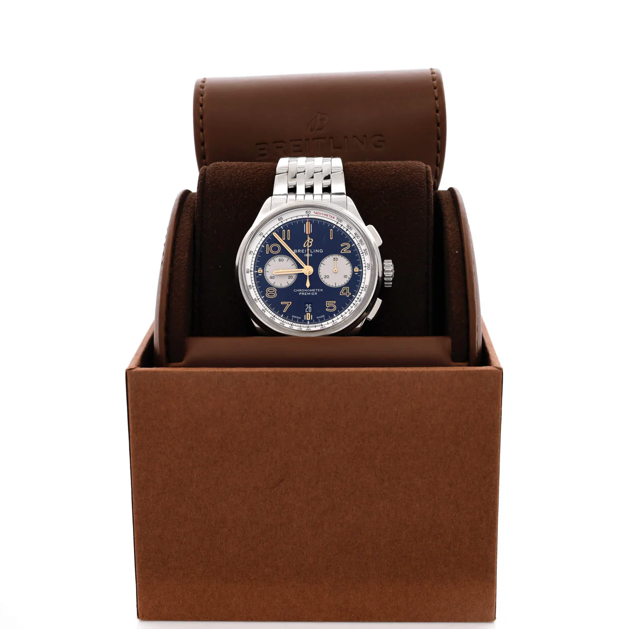 Premier B01 Chronograph Automatic Watch Stainless Steel 42 - Deep Luxury