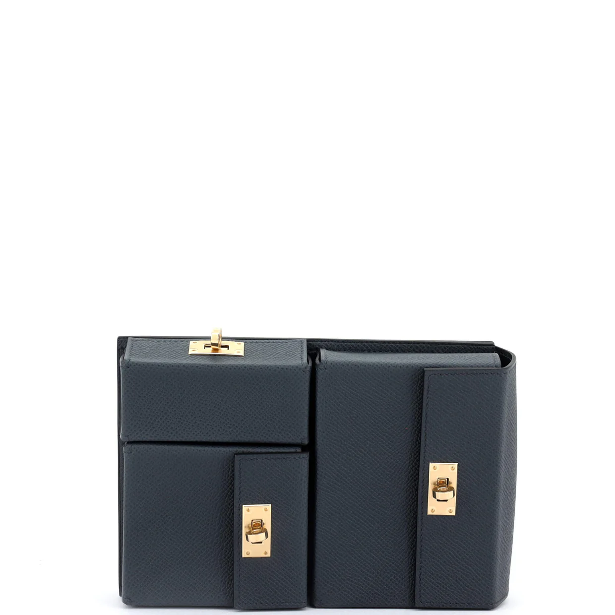 Kelly Multi Pocket To Go Pouch Epsom - Deep Luxury