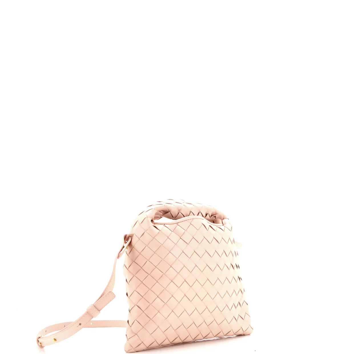 Hop Top Handle Bag Intrecciato Nappa Mini - Deep Luxury
