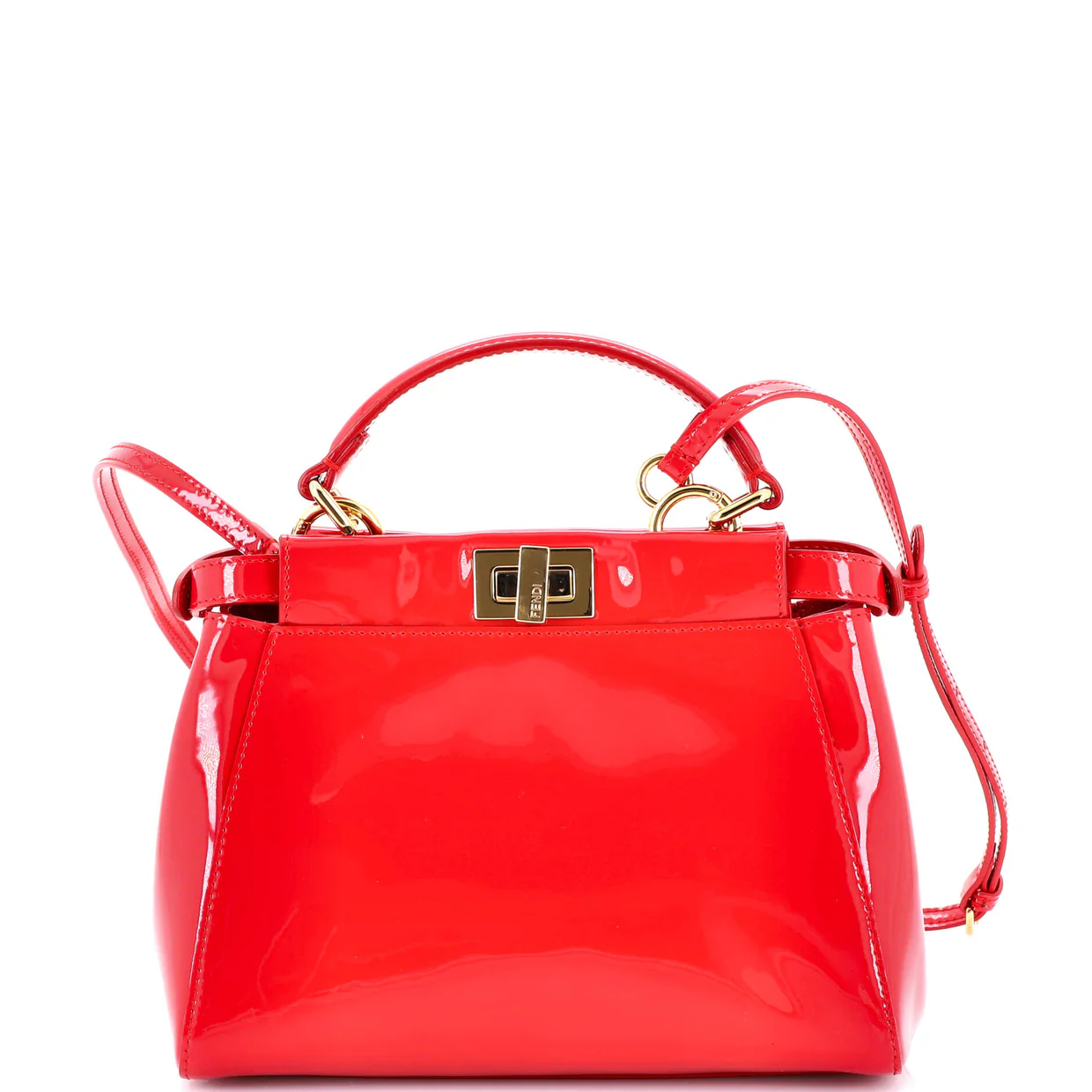 Peekaboo Iconic Bag Patent Mini Mini - Deep Luxury