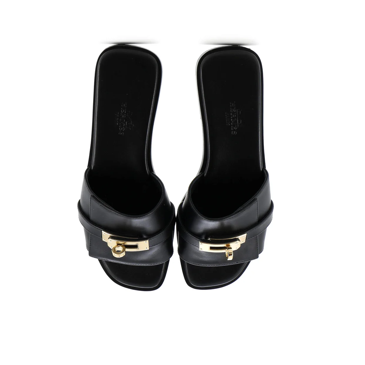 Women's Gabriel Slide Sandals Leather - Deep Luxury