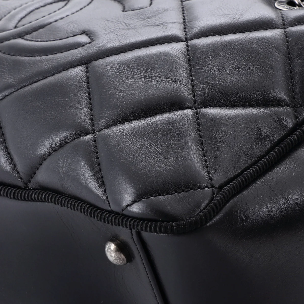 Ballerine Camera Case Bag Quilted Calfskin Medium - Deep Luxury