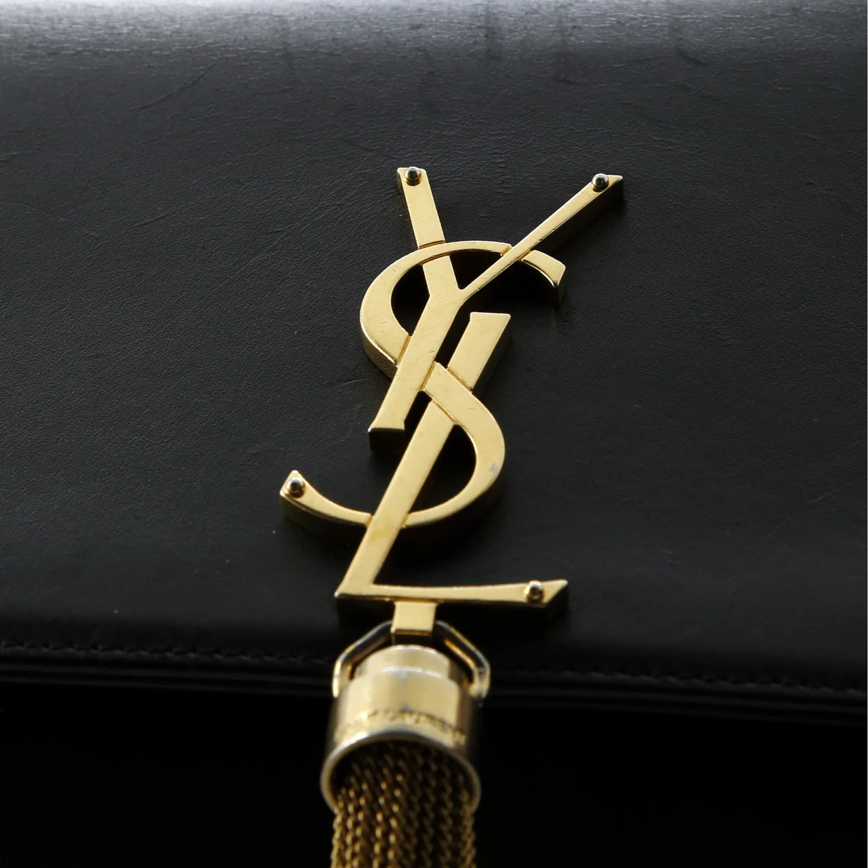 Classic Monogram Tassel Crossbody Bag Leather Medium - Deep Luxury