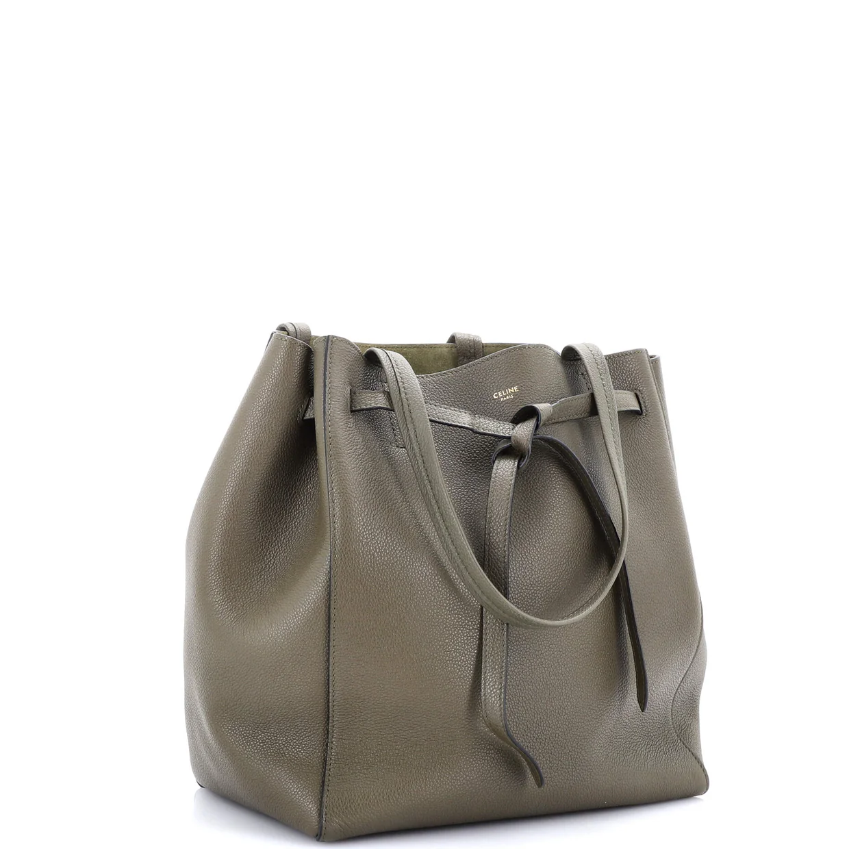 Phantom Tie Cabas Tote Leather Small - Deep Luxury