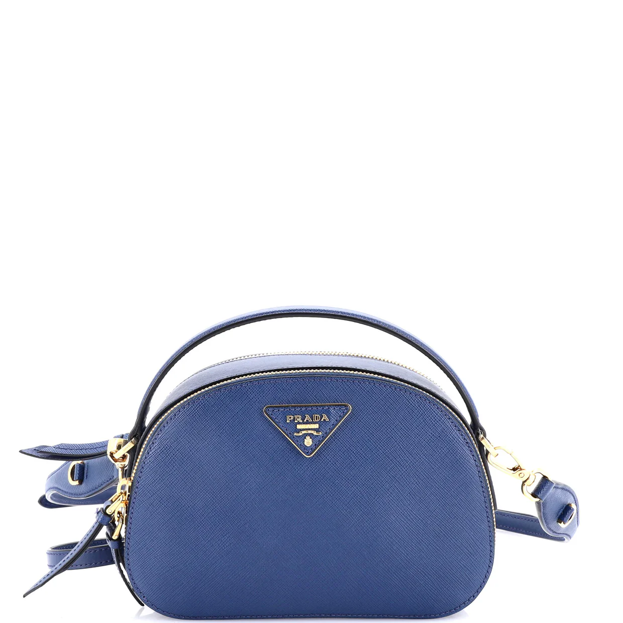 Odette Top Handle Bag Saffiano Leather Small - Deep Luxury