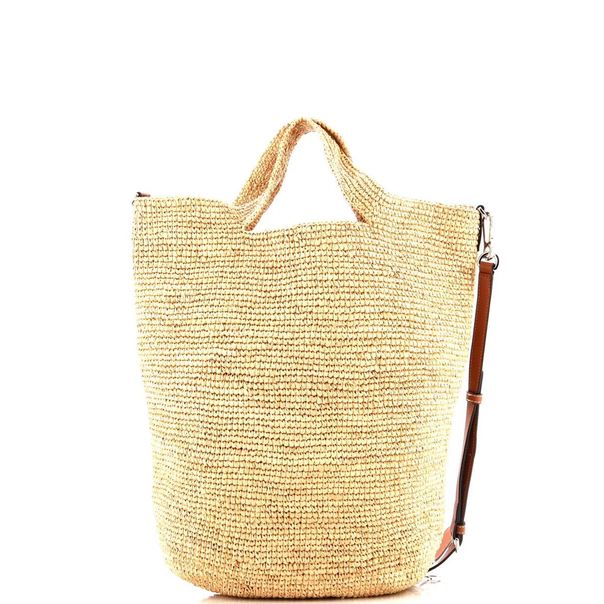 Slit Tote Straw Large - Deep Luxury