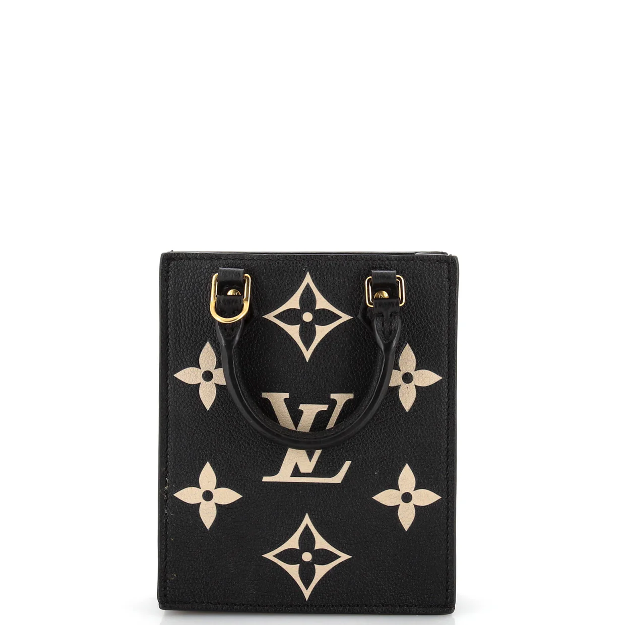 Petit Sac Plat Bag Bicolor Monogram Empreinte Giant - Deep Luxury