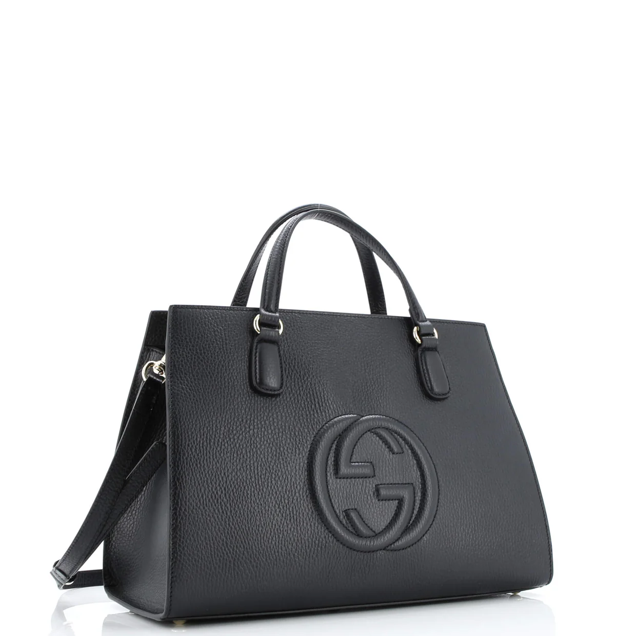 Soho Convertible Top Handle Satchel Leather Medium - Deep Luxury