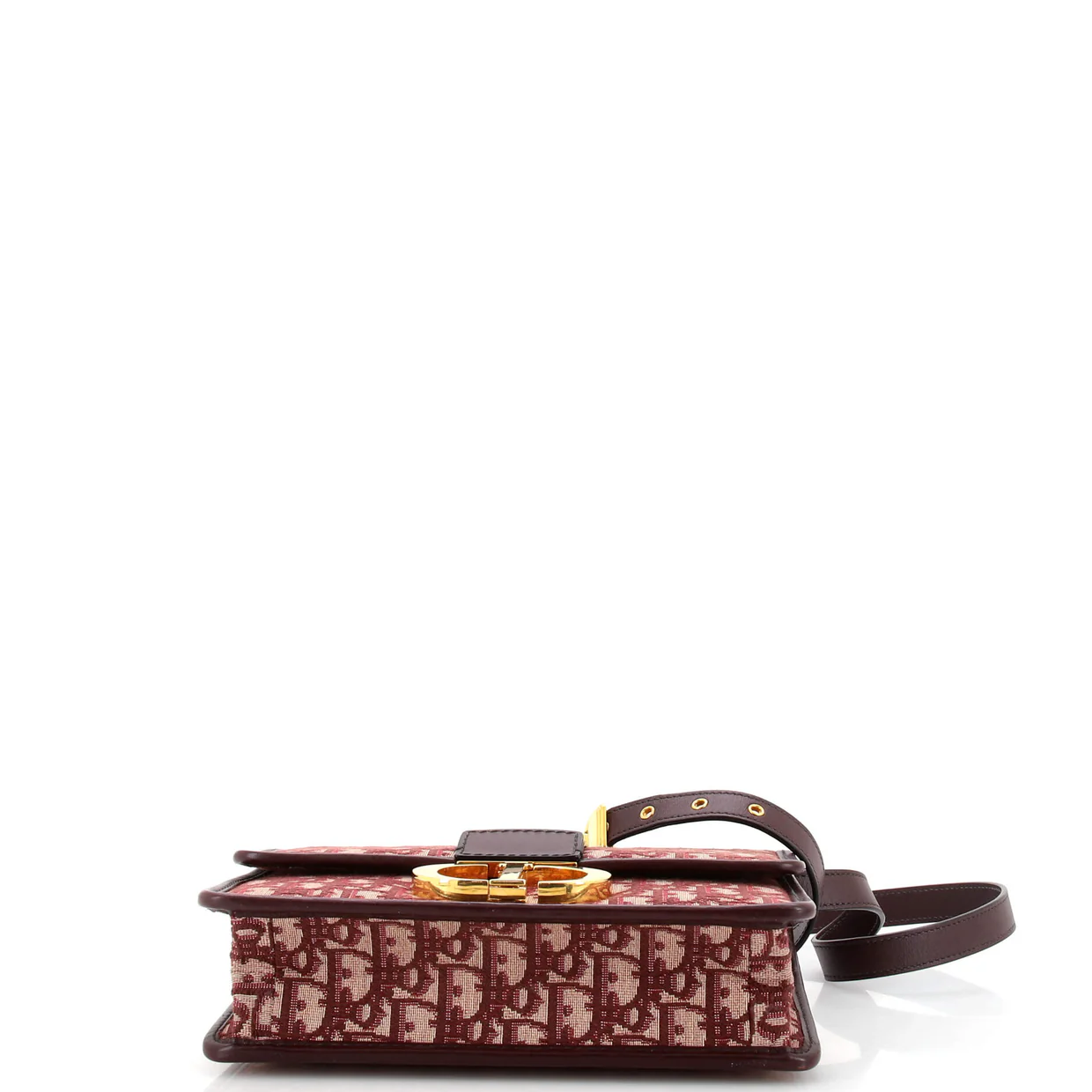 30 Montaigne Flap Bag Oblique Canvas - Deep Luxury