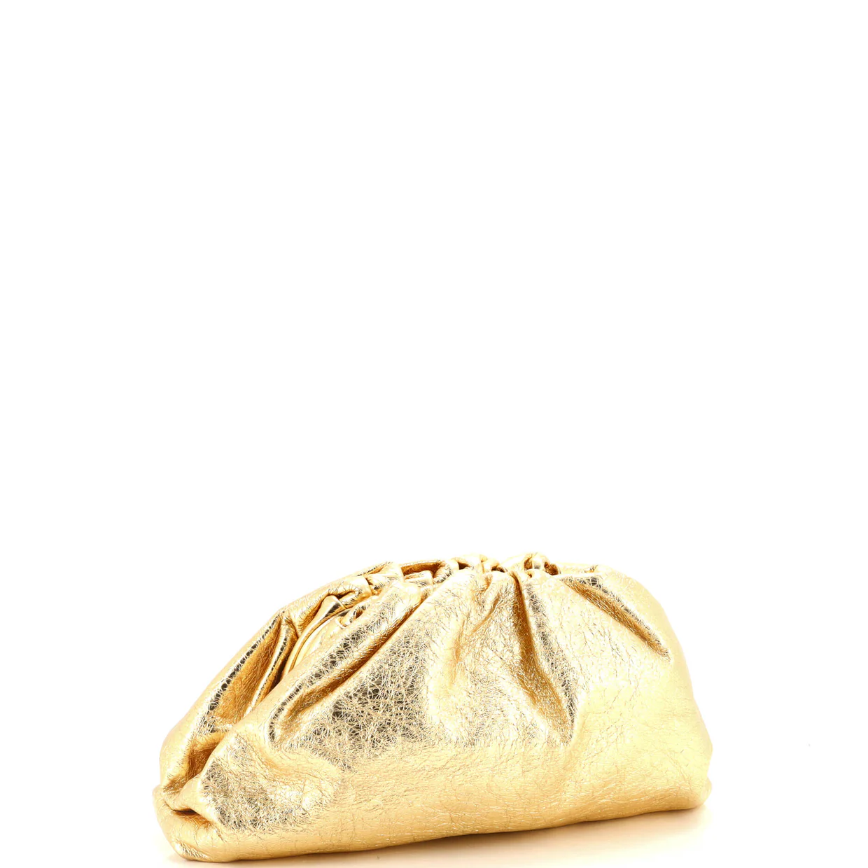 The Pouch Metallic Textured Leather - Deep Luxury