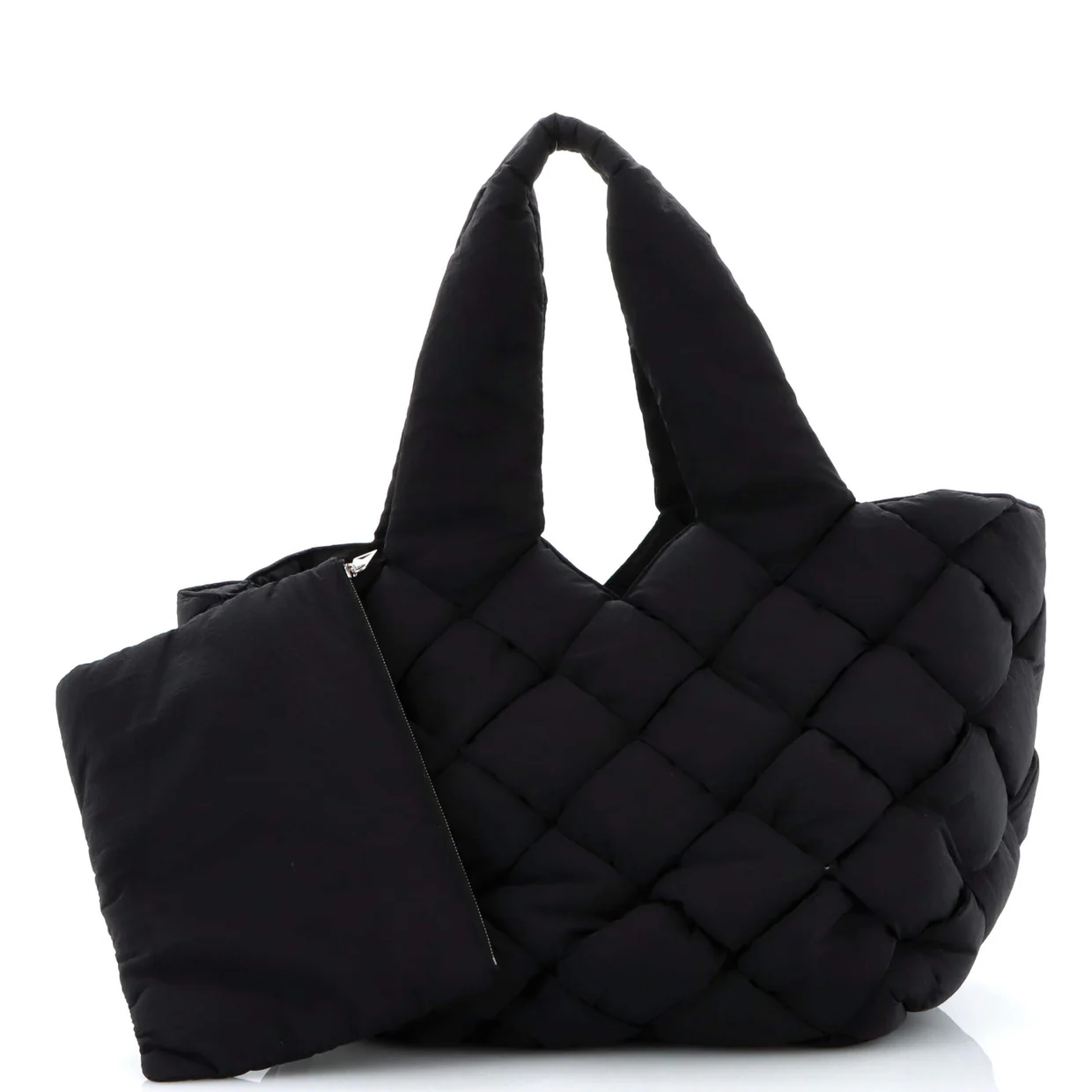 Cassette Paper Tote Intrecciato Nylon - Deep Luxury