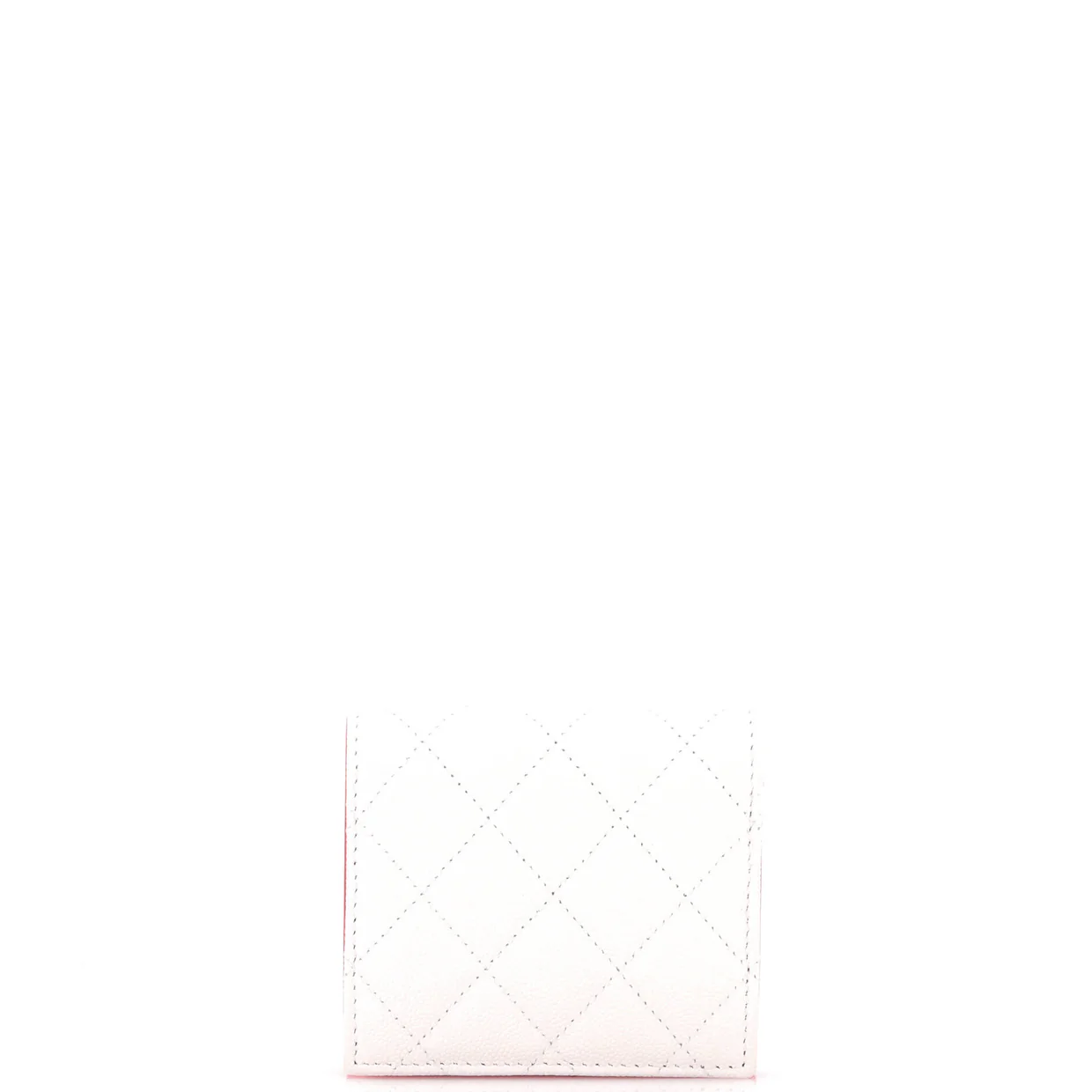 Textured CC Bifold Wallet Quilted Caviar Compact - Deep Luxury