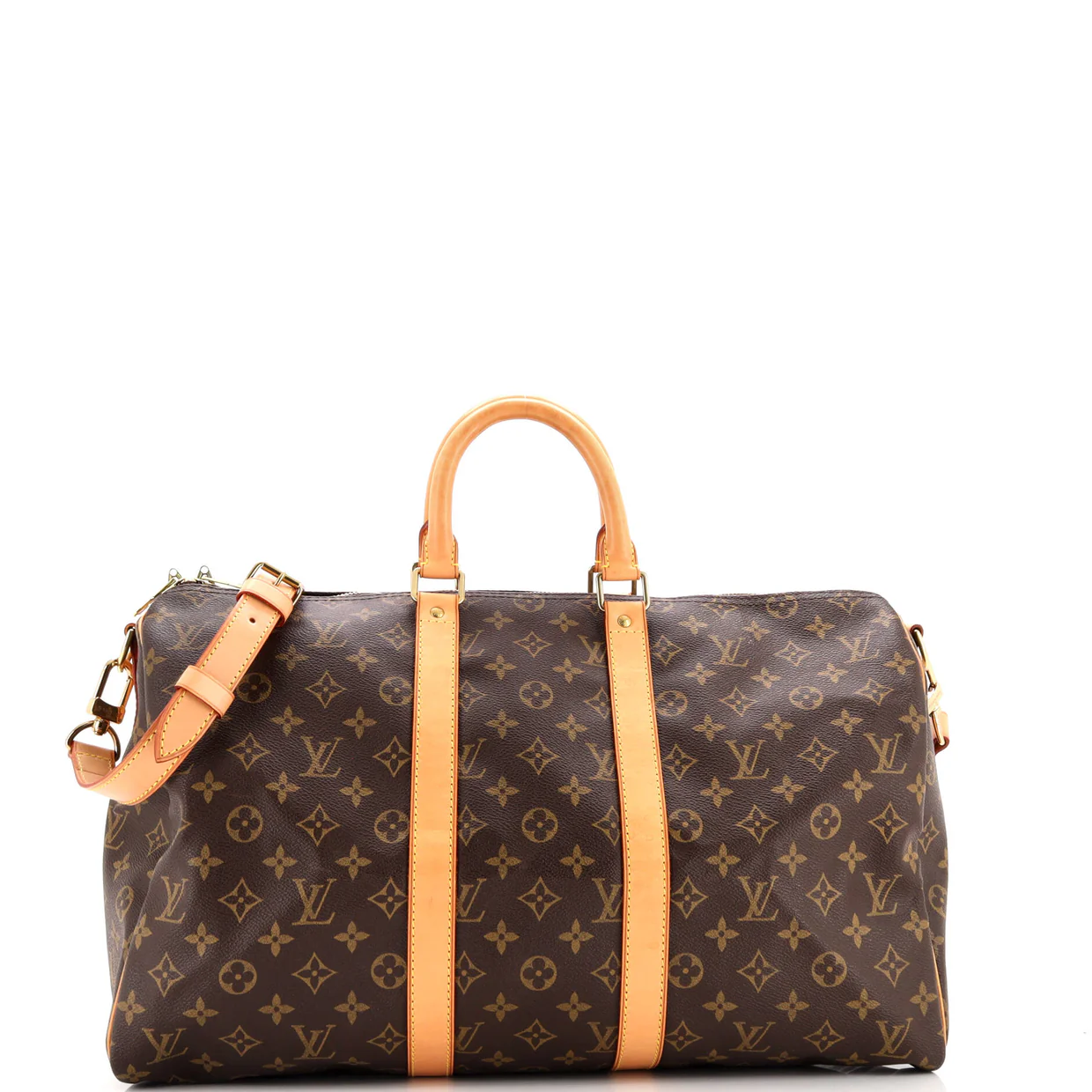 Keepall Bandouliere Bag Monogram Canvas 45 - Deep Luxury