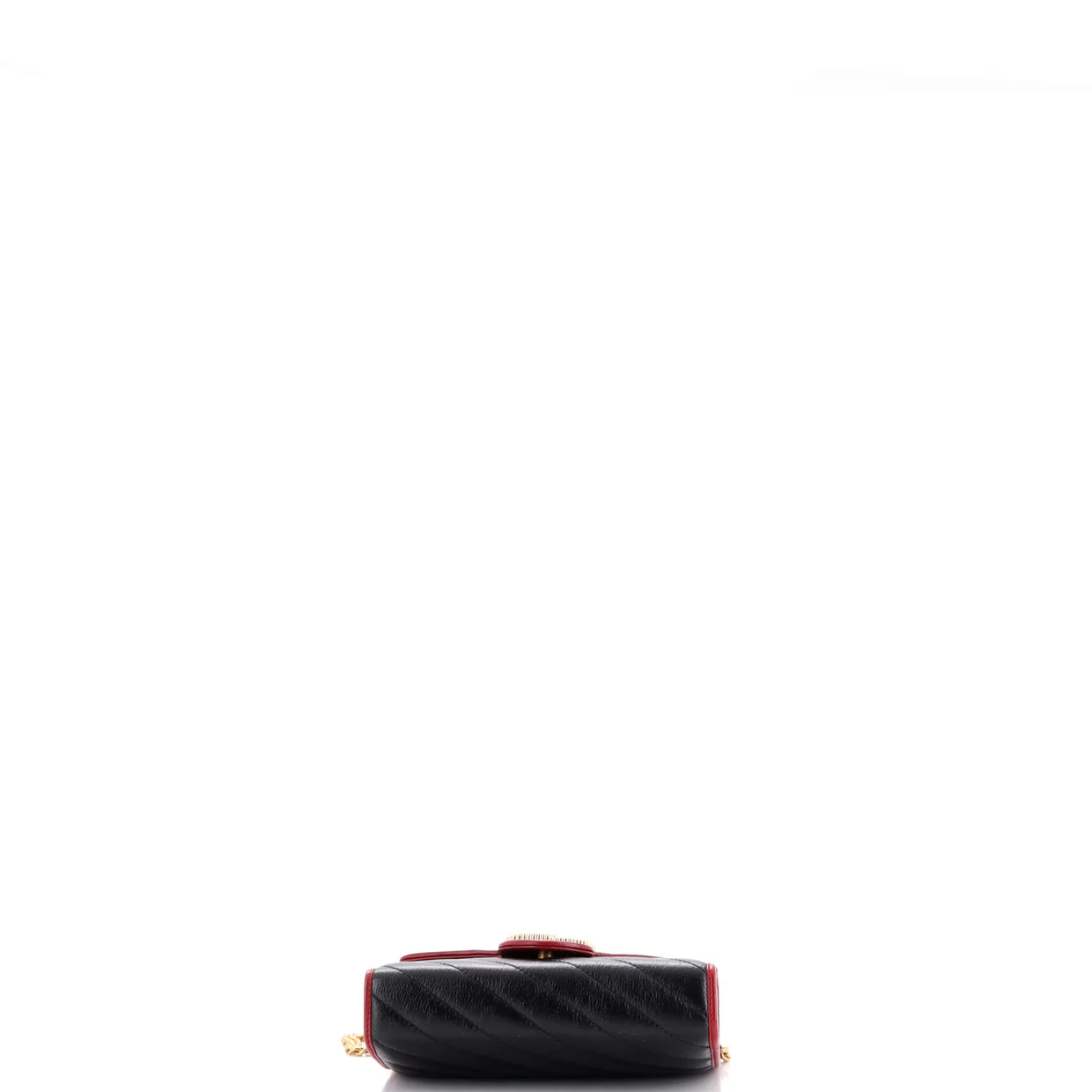 GG Marmont Chain Wallet Diagonal Quilted Leather Mini - Deep Luxury