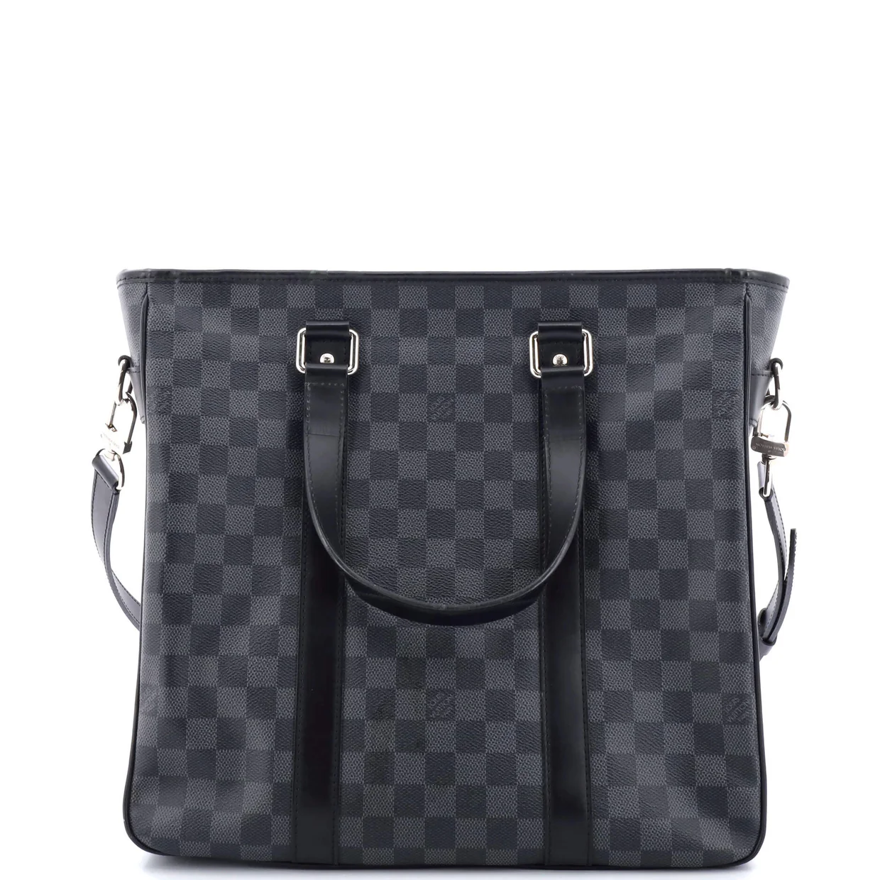 Tadao Handbag Damier Graphite PM - Deep Luxury