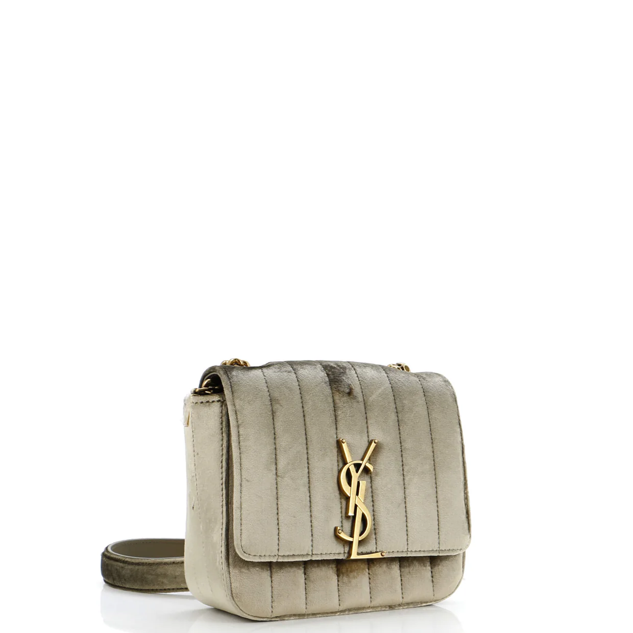 Vicky Crossbody Bag Vertical Quilted Velvet Small - Deep Luxury