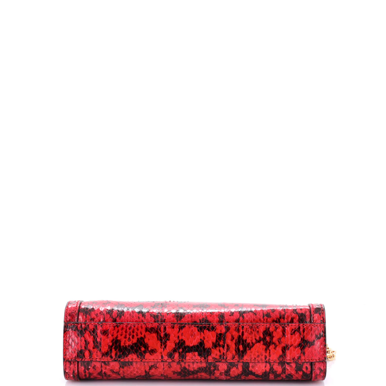 Ophidia Chain Shoulder Bag Snakeskin Small - Deep Luxury