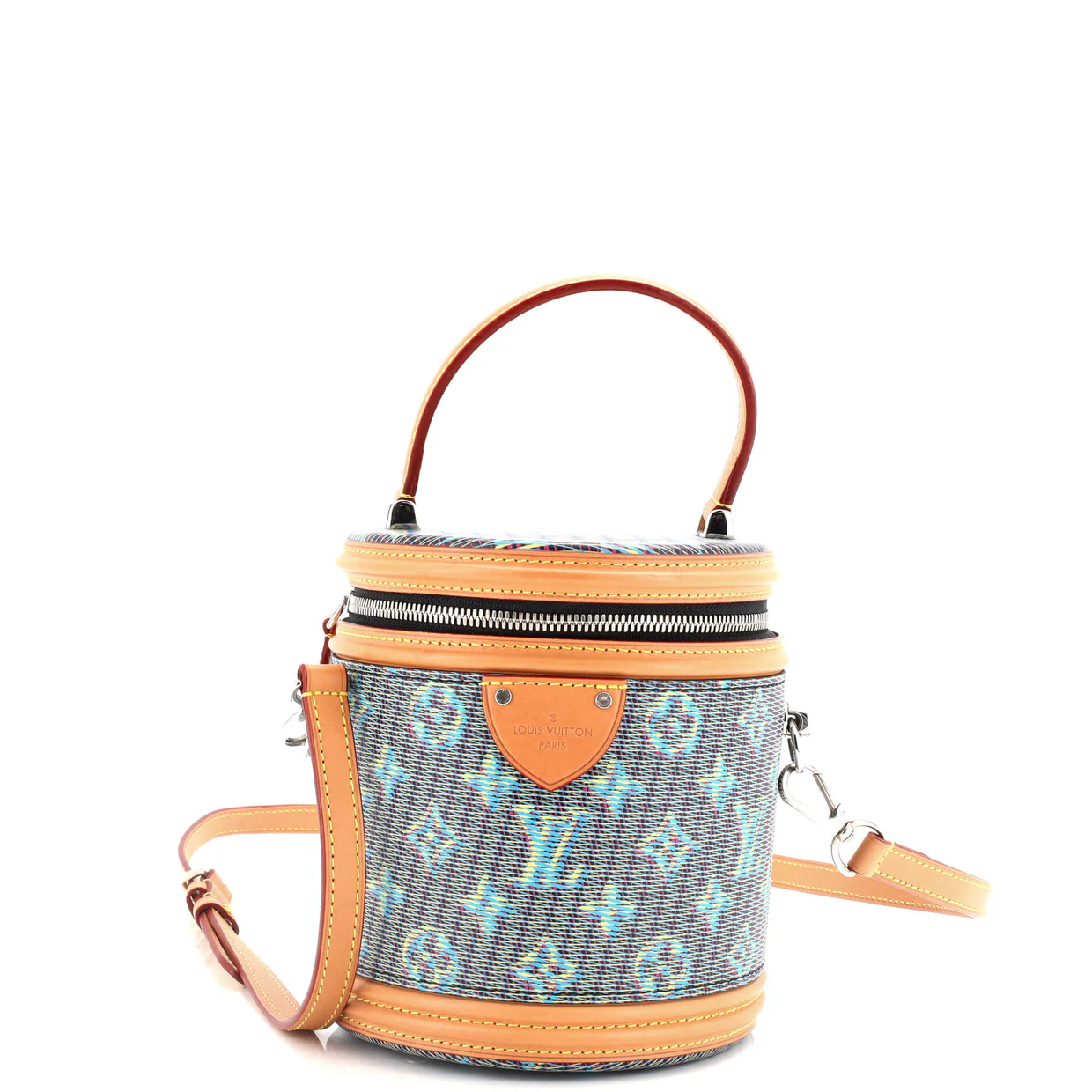 Cannes Handbag Damier Monogram LV Pop Canvas - Deep Luxury