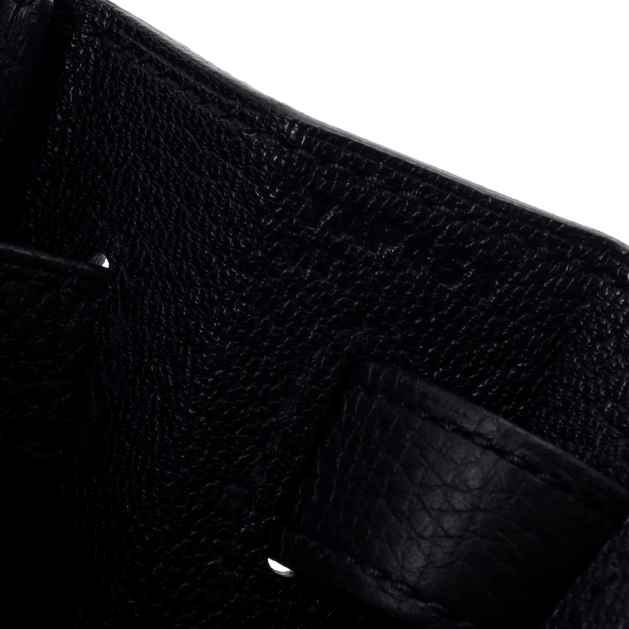 Kelly Handbag Noir Togo with Palladium Hardware 28 - Deep Luxury