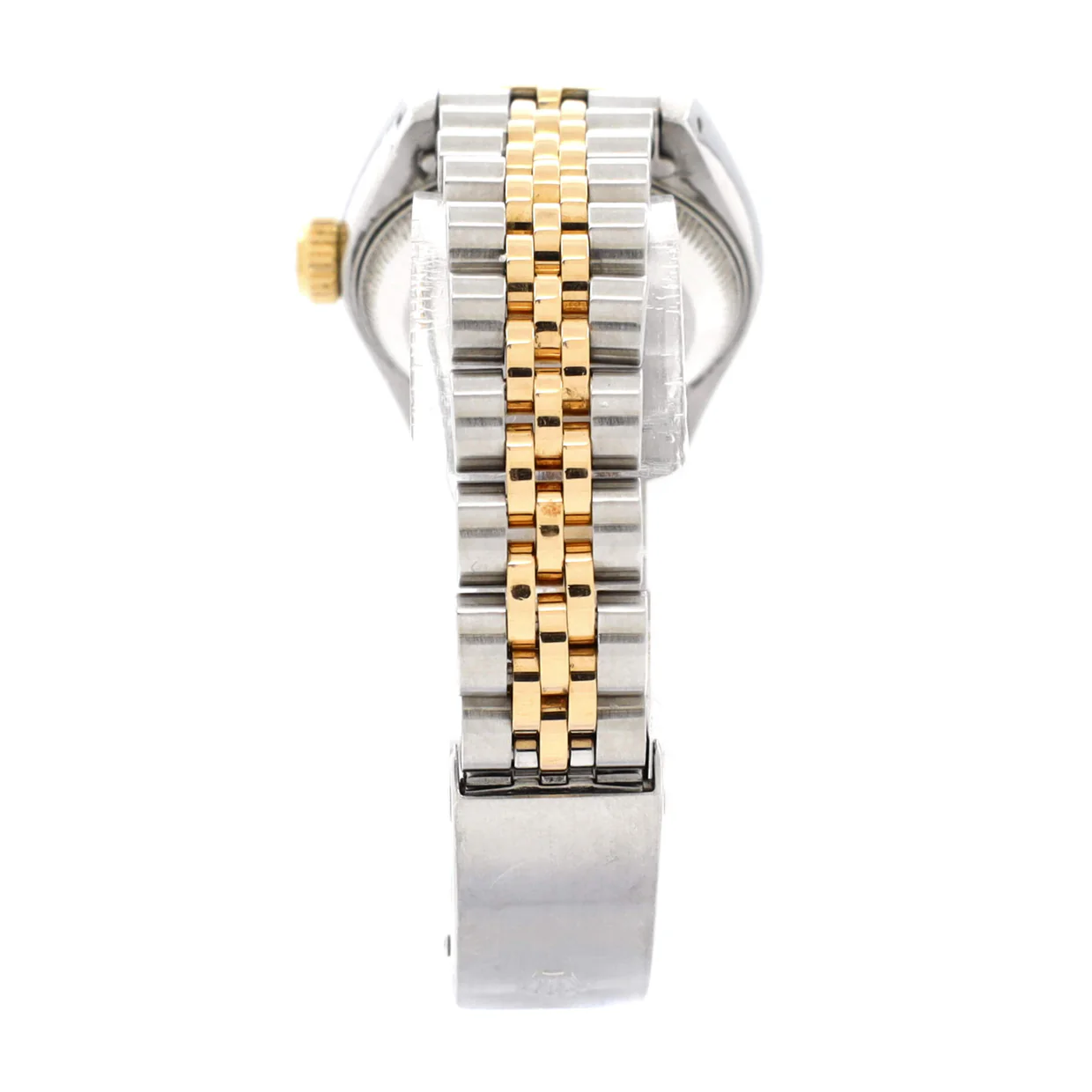 Oyster Perpetual Datejust Automatic Watch Stainless Steel and Yellow Gold with Diamond Markers 26 - Deep Luxury