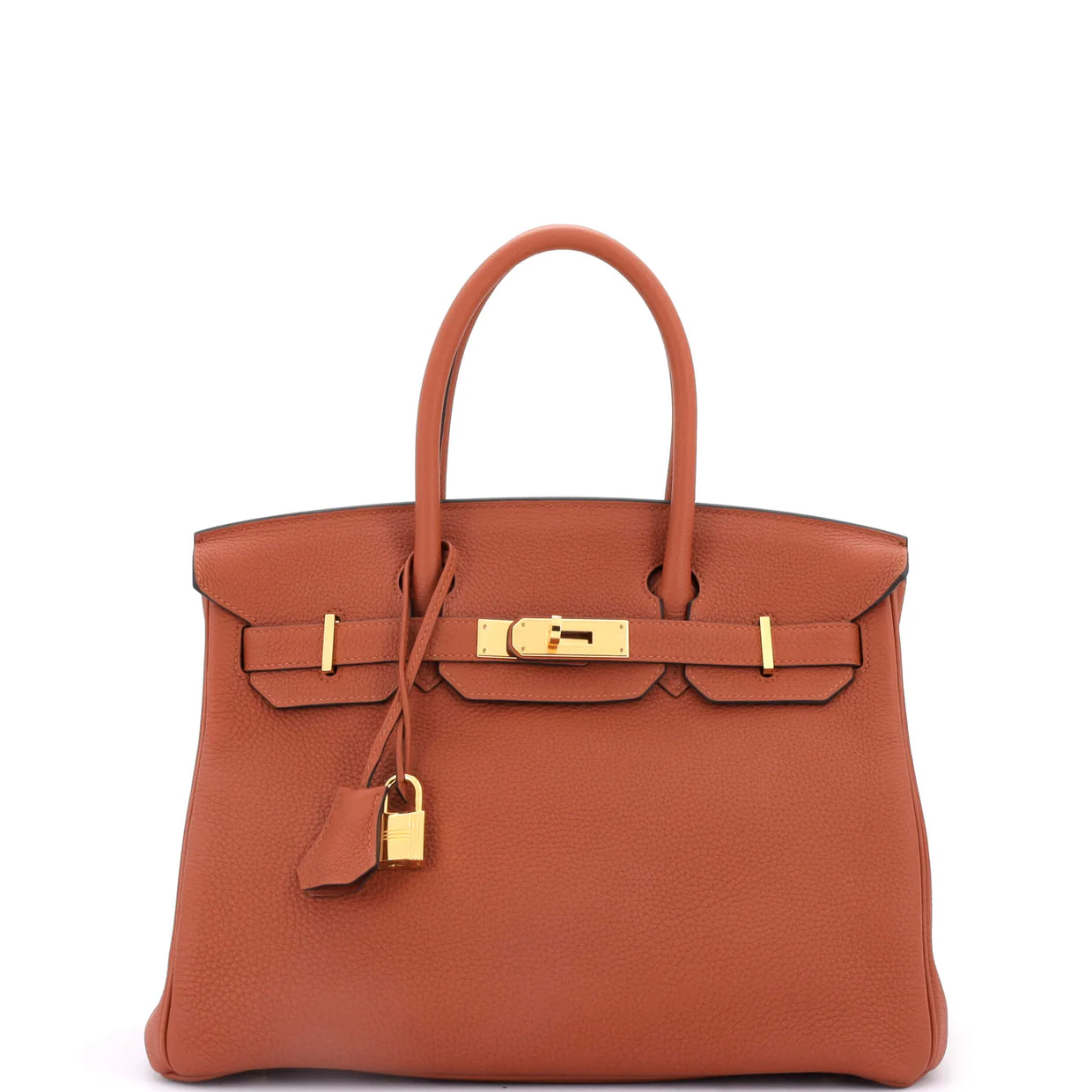 Birkin Handbag Cuivre Togo with Gold Hardware 30 - Deep Luxury
