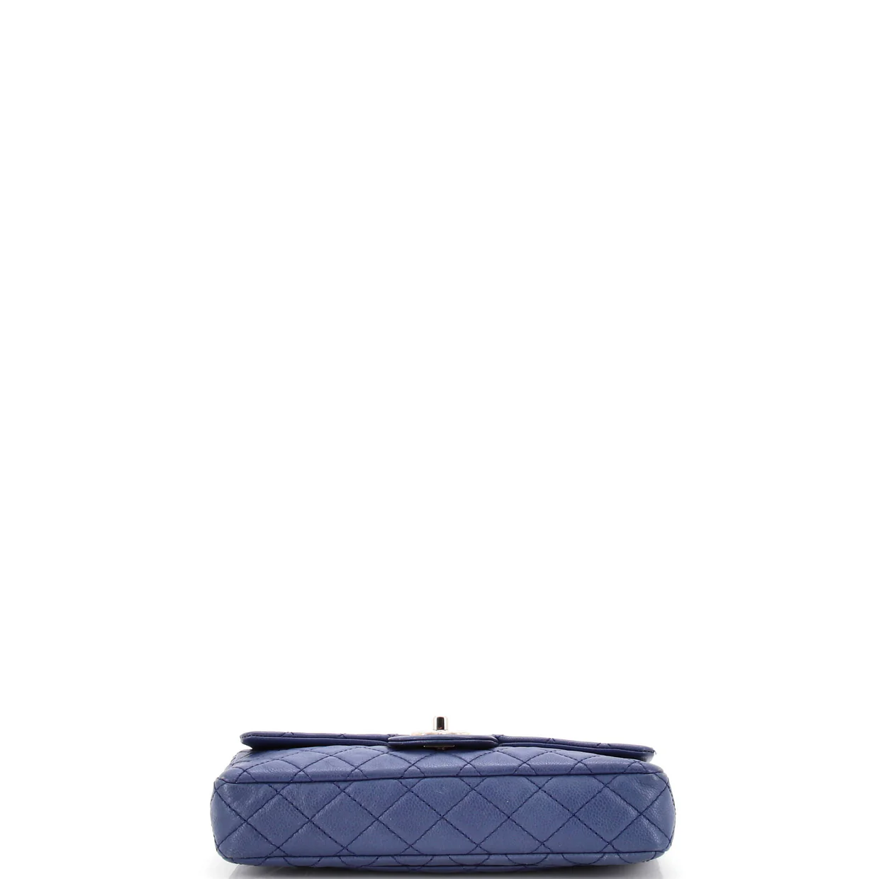 Classic Single Flap Bag Quilted Caviar East West - Deep Luxury