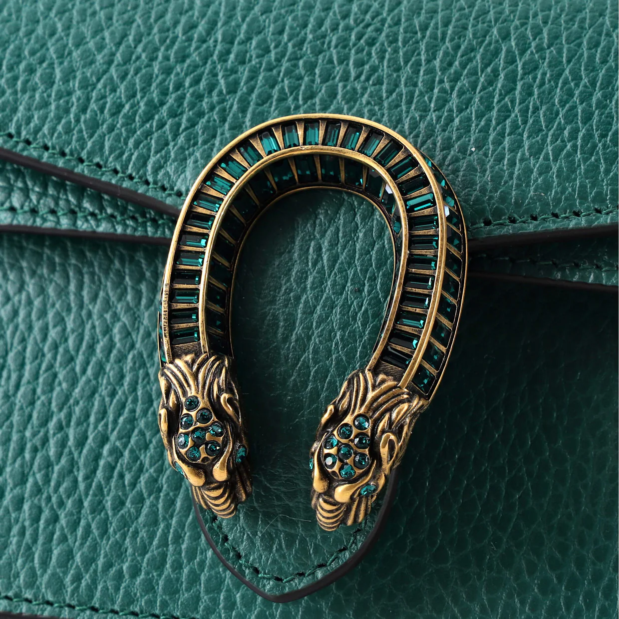 Dionysus Top Handle Bag Leather with Crystals Mini - Deep Luxury