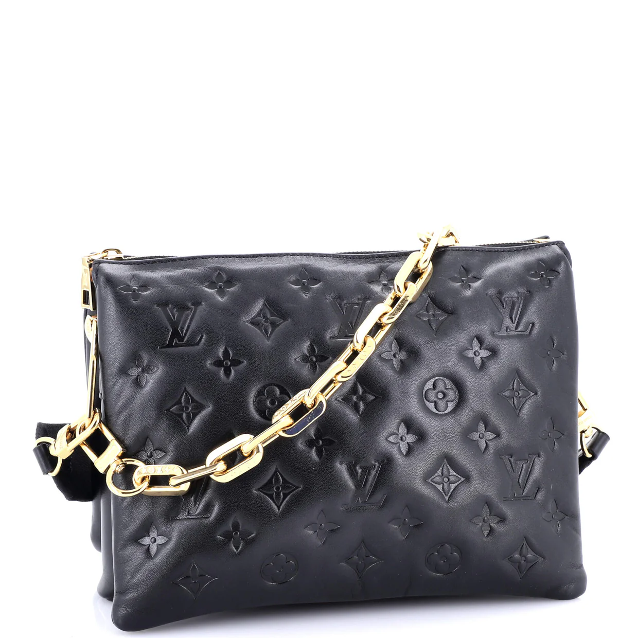 Coussin Bag Monogram Embossed Lambskin PM - Deep Luxury