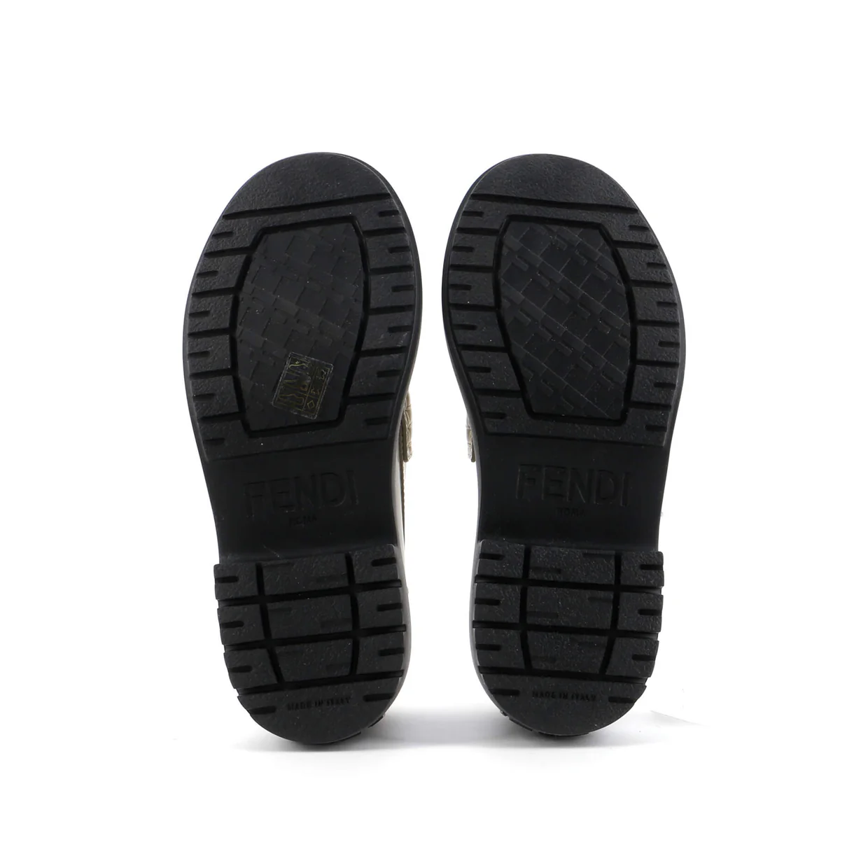 Women's Fendigraphy Lug Sole Loafers Leather - Deep Luxury