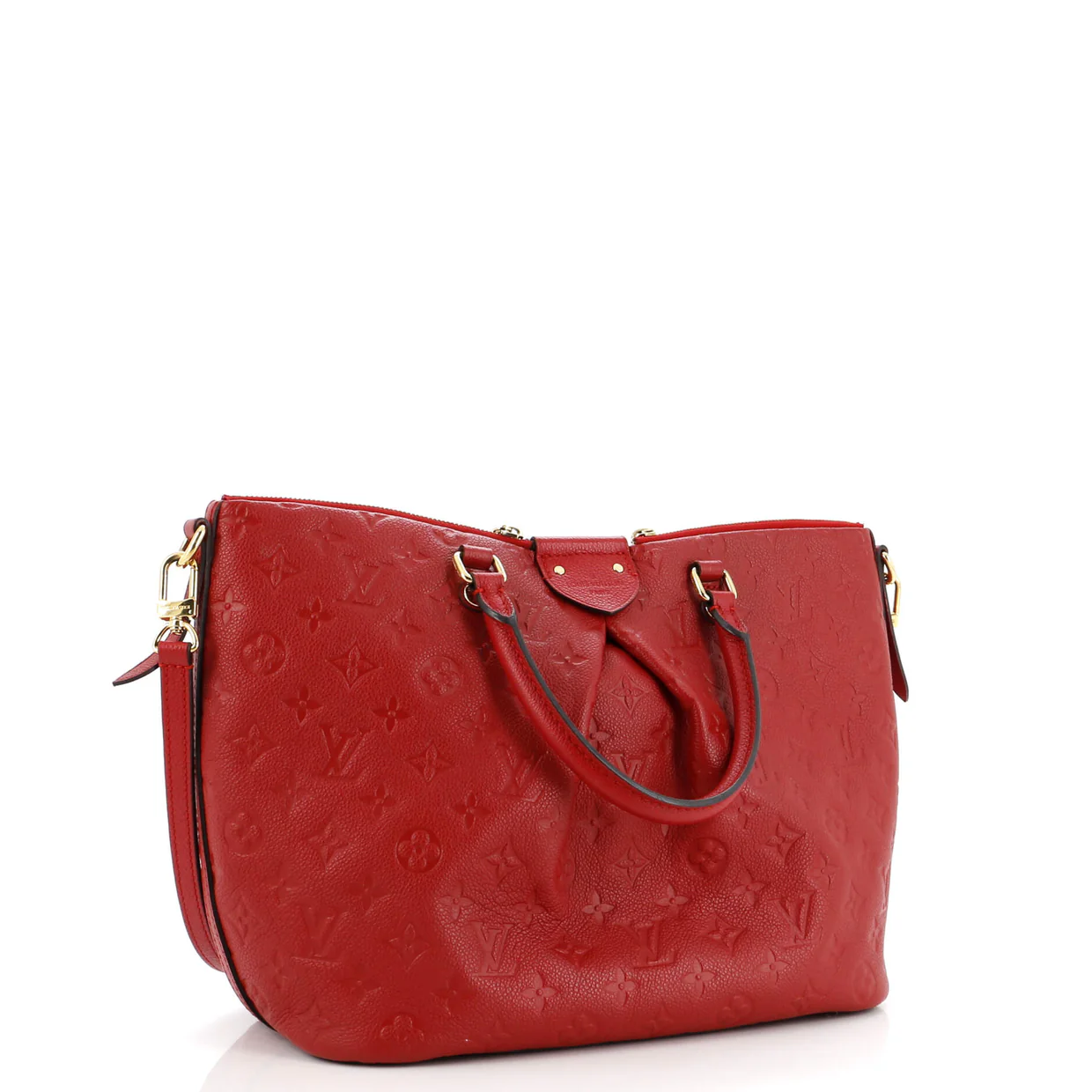 Mazarine Handbag Monogram Empreinte Leather MM - Deep Luxury