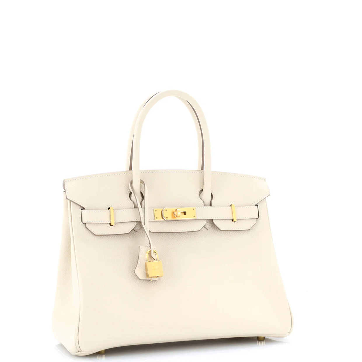 Birkin Handbag Light Epsom with Gold Hardware 30 - Deep Luxury
