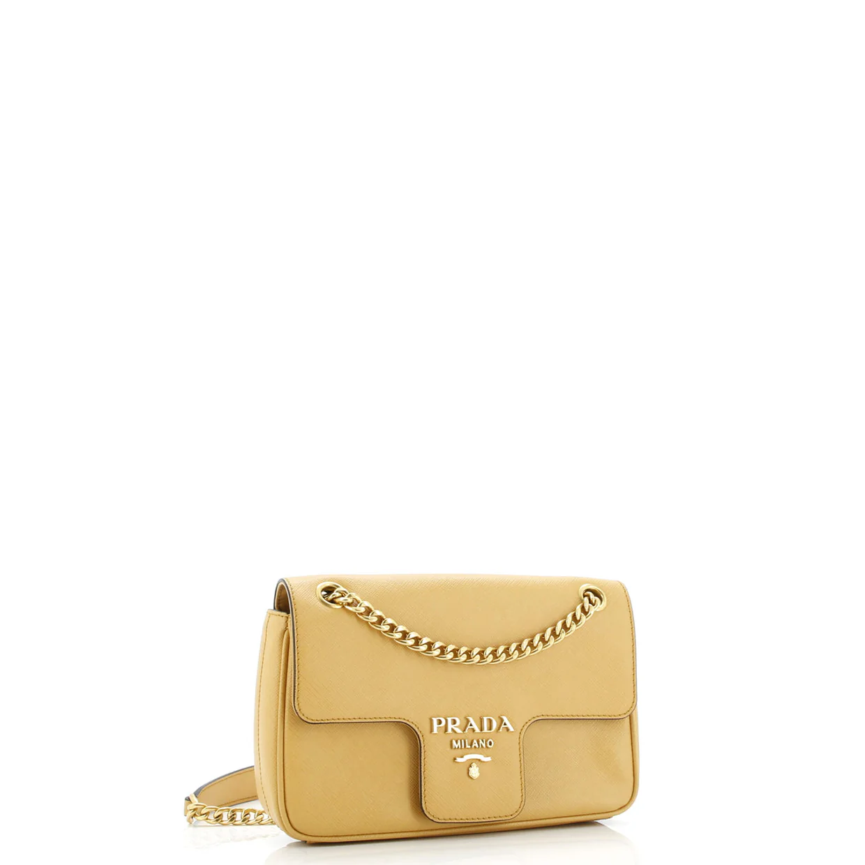 Pattina Flap Shoulder Bag Saffiano Leather Small - Deep Luxury