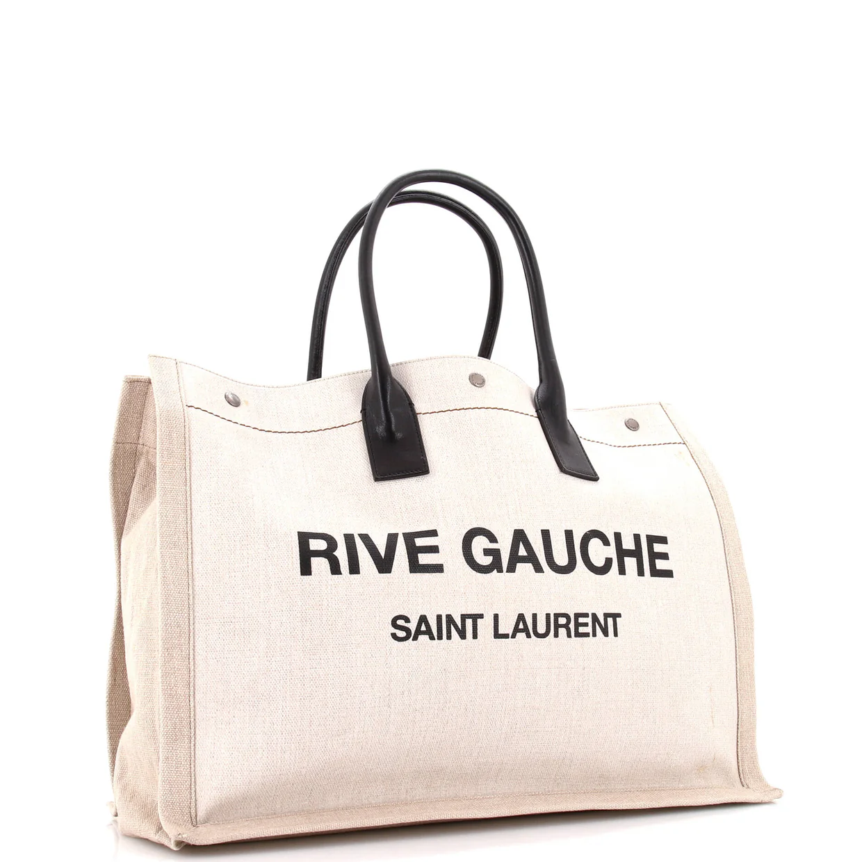 Rive Gauche Shopper Tote Canvas Large - Deep Luxury