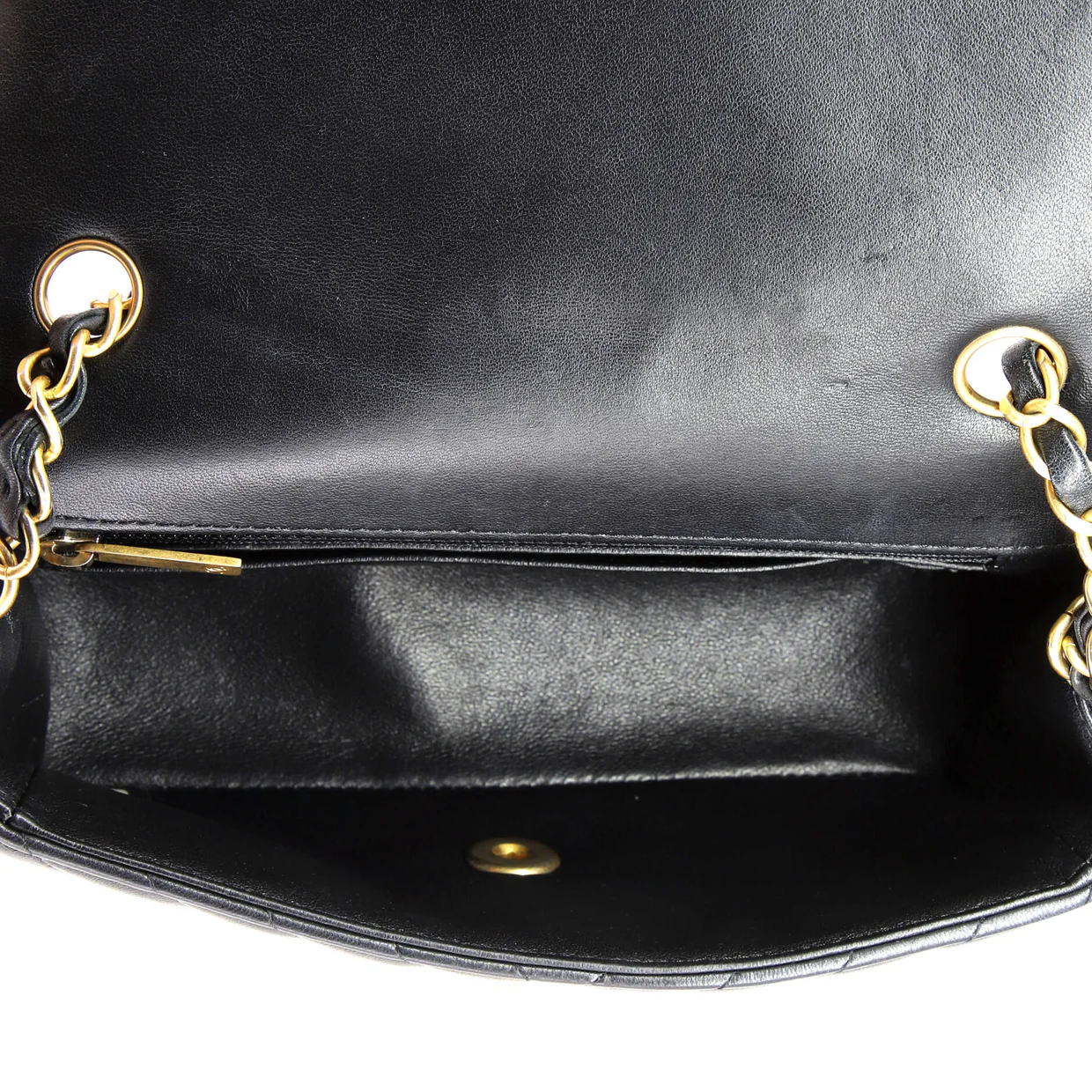 Classic Single Flap Bag Chevron Lambskin Mini - Deep Luxury