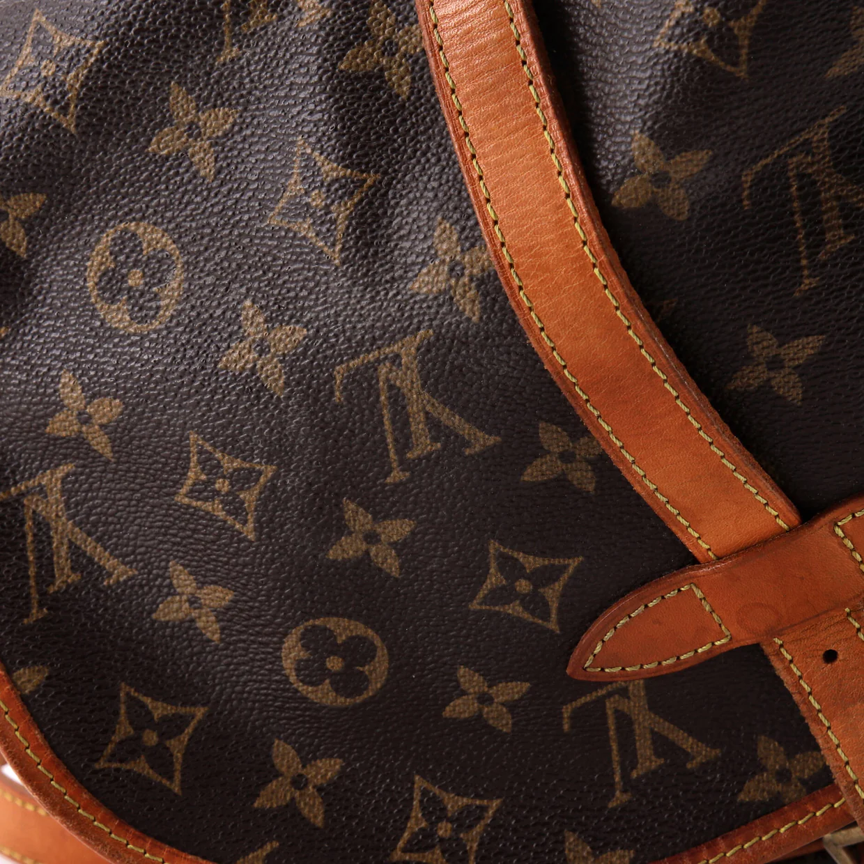 Saumur Handbag Monogram Canvas 30 - Deep Luxury