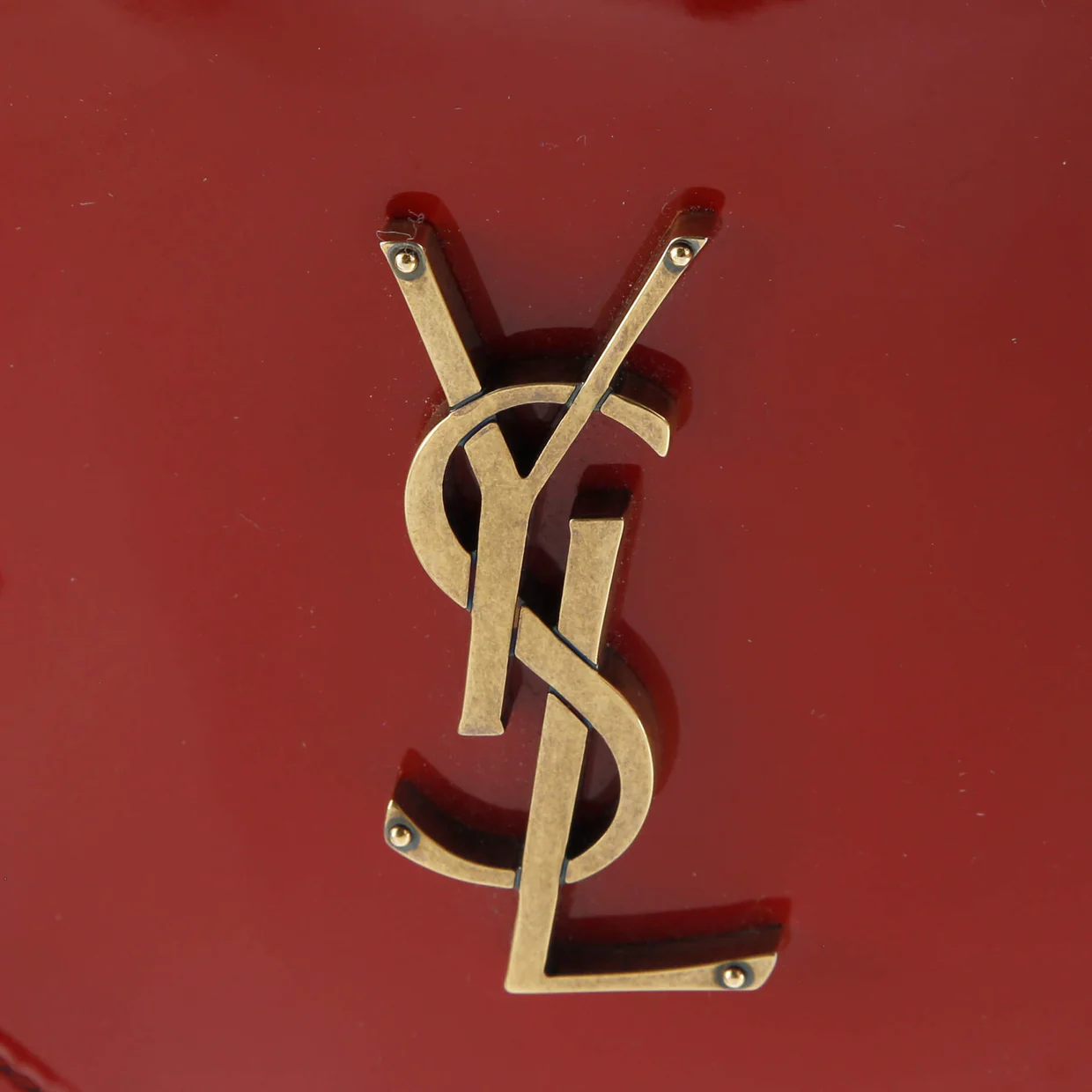 Love Heart Tassel Chain Bag Patent Small - Deep Luxury