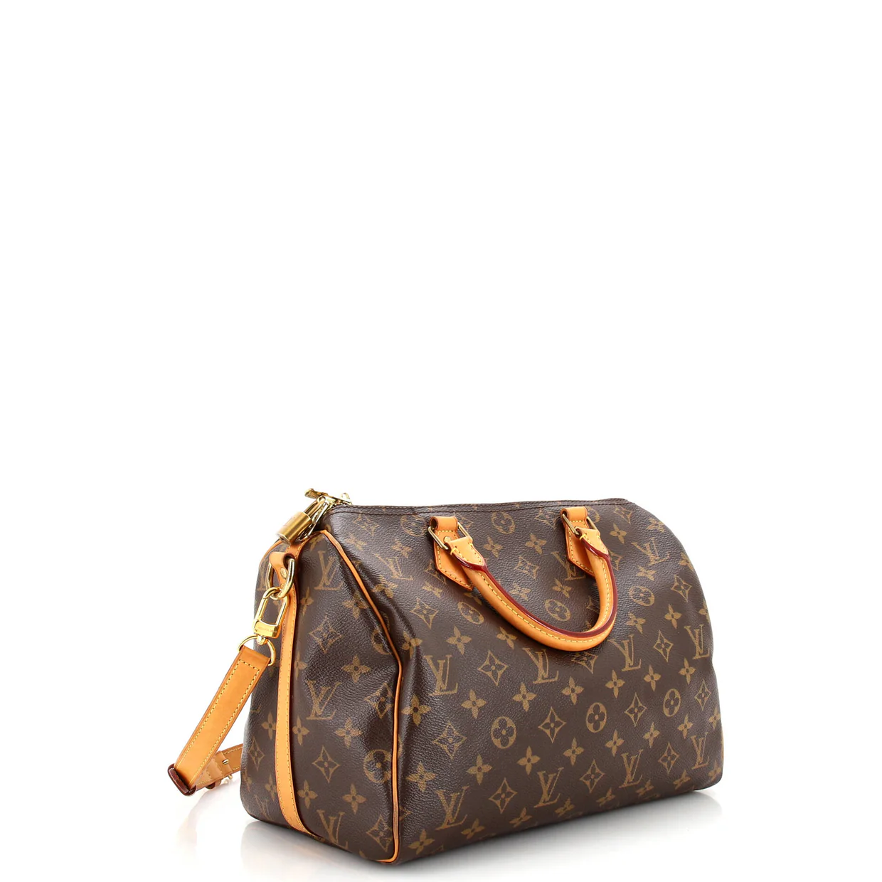 Speedy Bandouliere Bag Monogram Canvas 30 - Deep Luxury