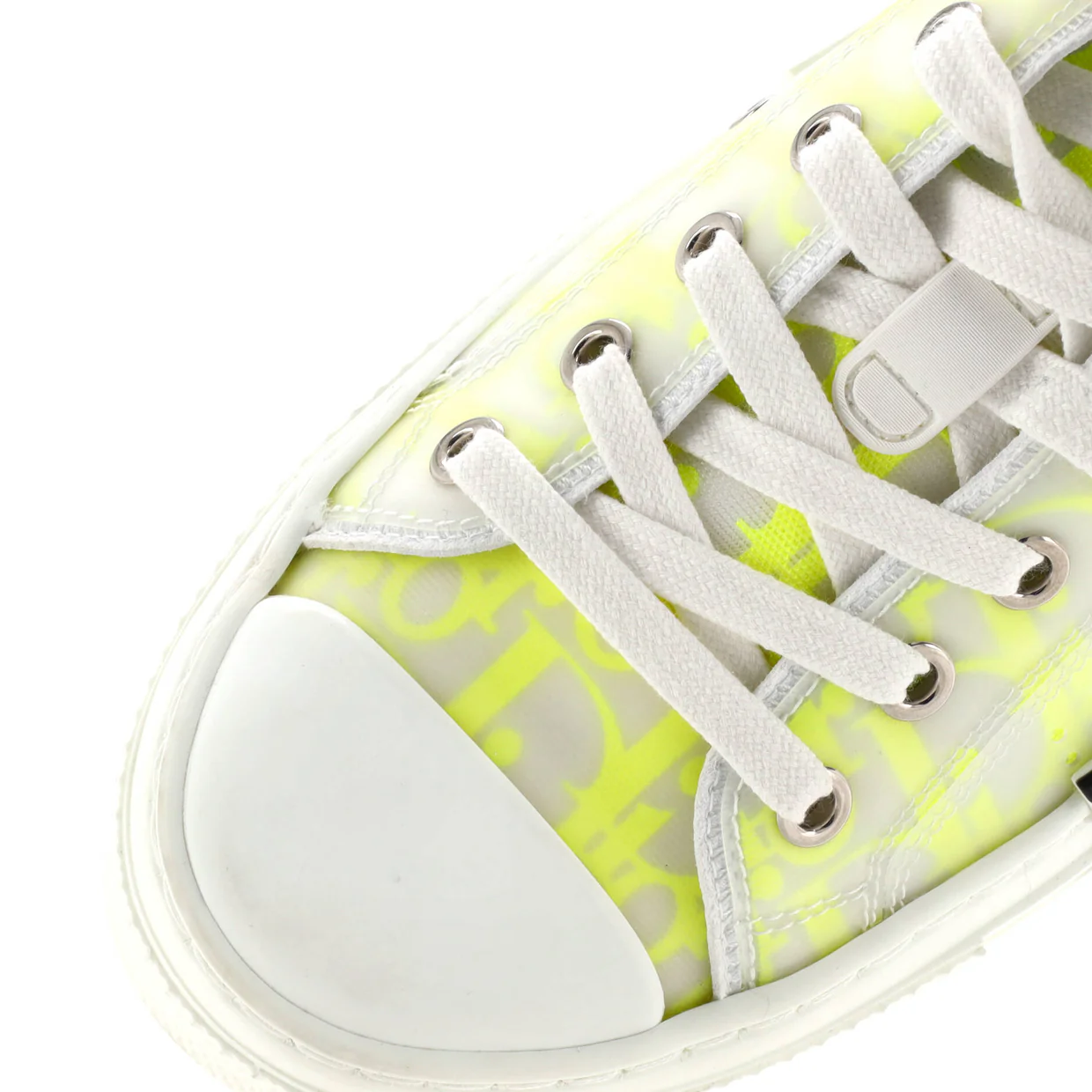 Men's B23 Cap Toe Low-Top Sneakers Oblique Technical Canvas - Deep Luxury