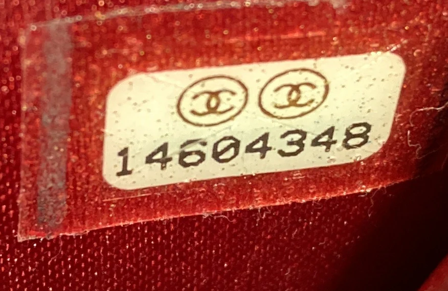 Wallet on Chain Camellia Lambskin - Deep Luxury