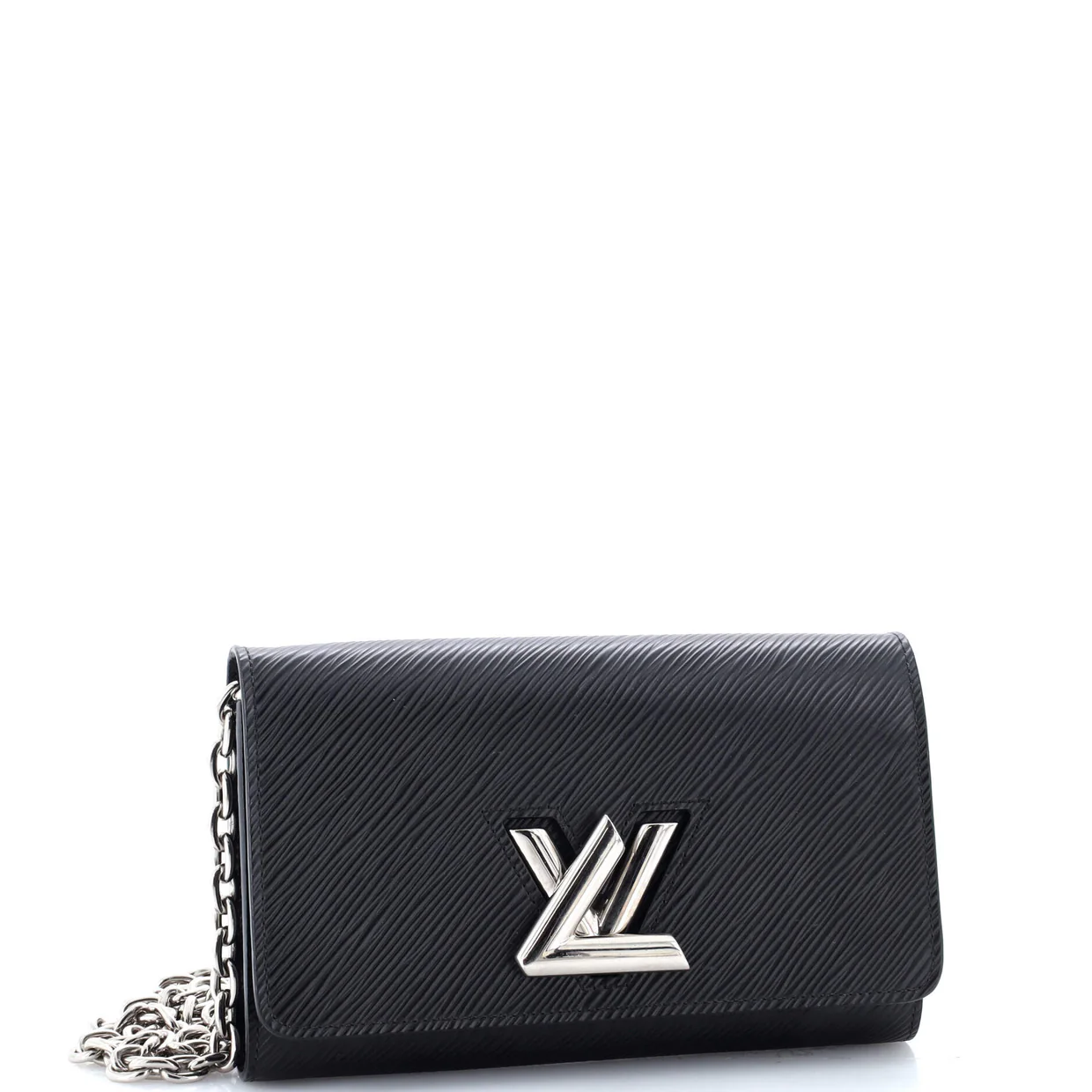 Twist Chain Wallet Epi Leather - Deep Luxury