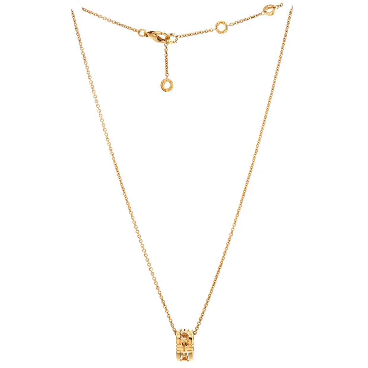 Parentesi Pendant Necklace 18K Yellow Gold - Deep Luxury